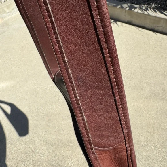 Vintage Mahogany Coach Ergo Flap - Picture 4 of 6